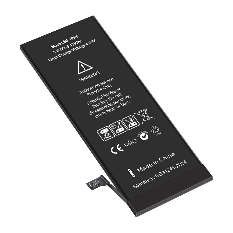 Новый обновленный оригинальный аккумулятор 2400 мАч Замена для Iphone 6 6g A1549 A1586 A1589