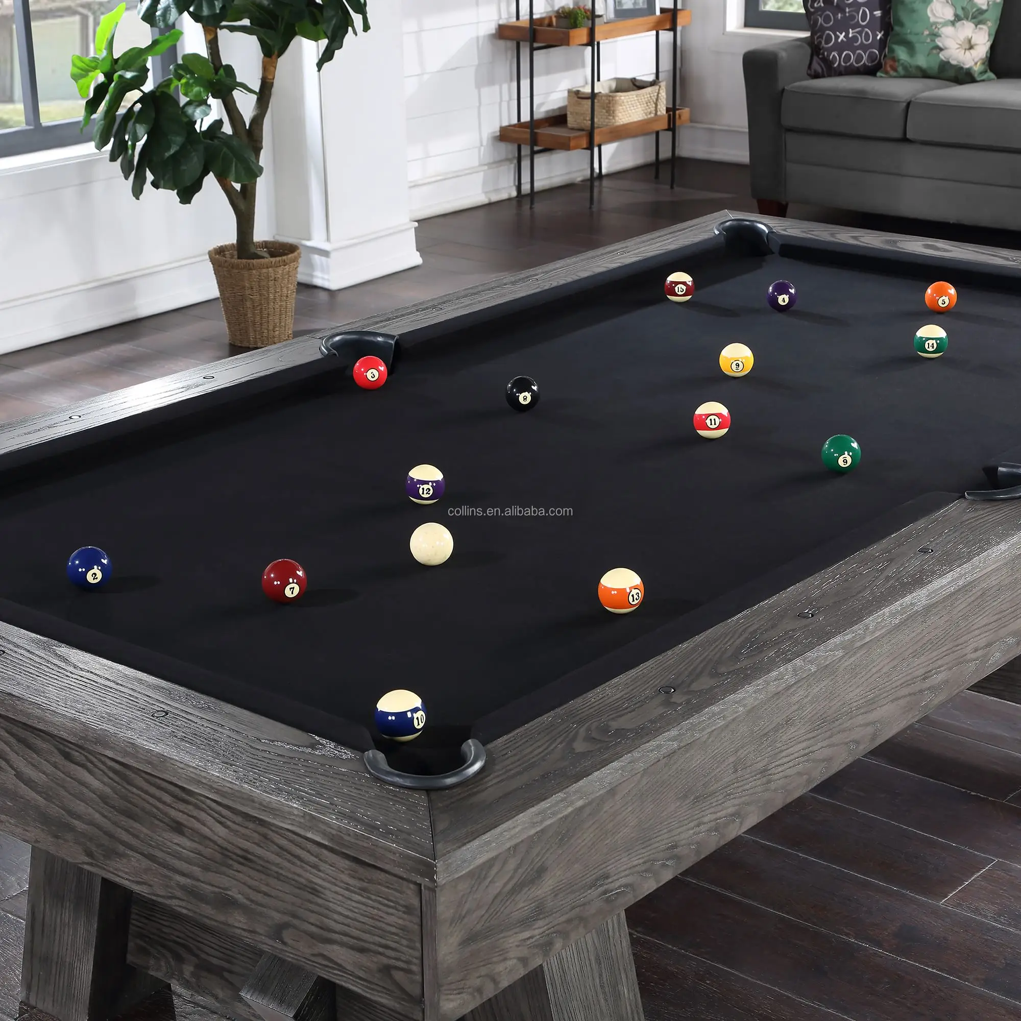 Custom professional high end craft solid wood unique table pool table