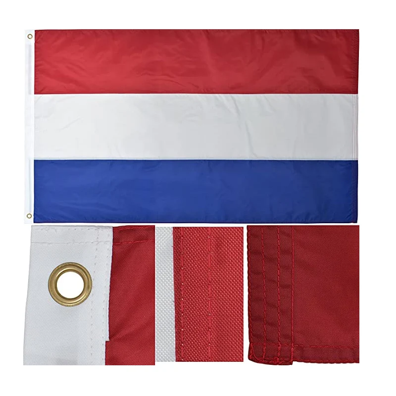 High quality professional 3x5FT Polyester Holland Dutch Netherlands Flag with Brass Grommets Dutch flag