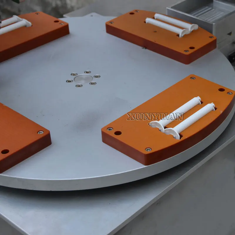 1-Color Ballpoint Pens Electric Cigarettes Logo Pad Printing Machine With Gripper Take-off To UV Tunnel Dryer