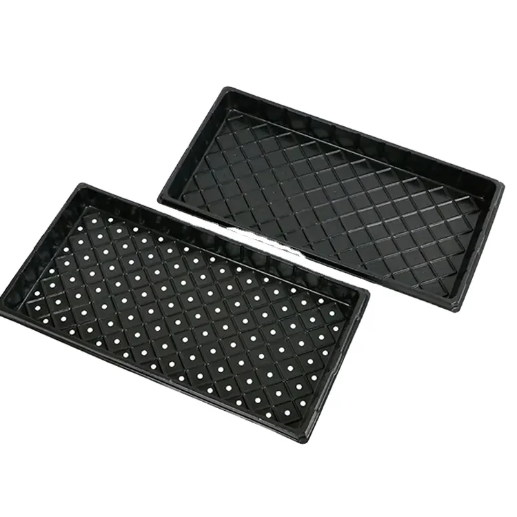 Eco-friendly Garden Hydroponic Garden Plant Microgreen Germination Tray Nursery Trays & Lids Plastic Seed Tray Plant Growing
