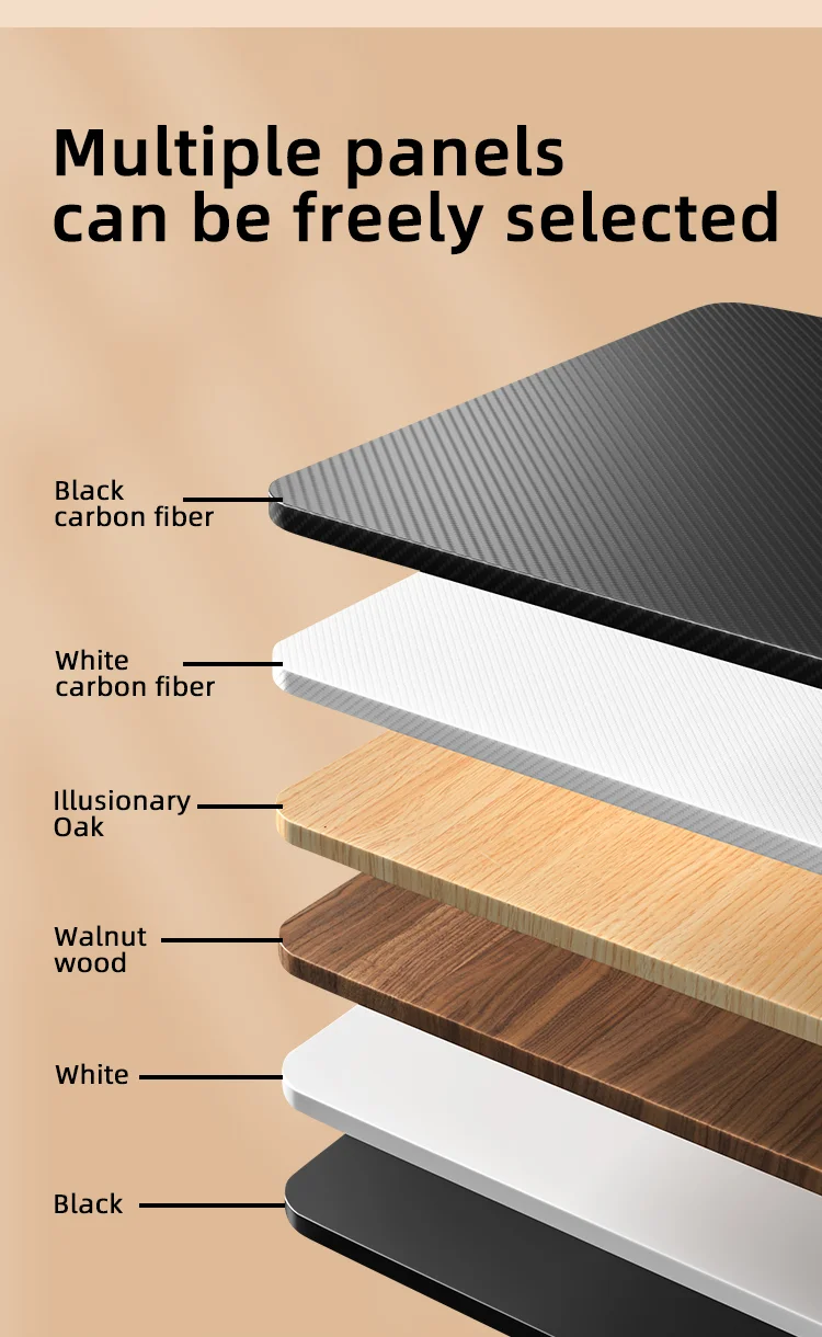 Modern Home Office Desk height adjustable electric standing Computer Desk for School Versatile Boss Desk