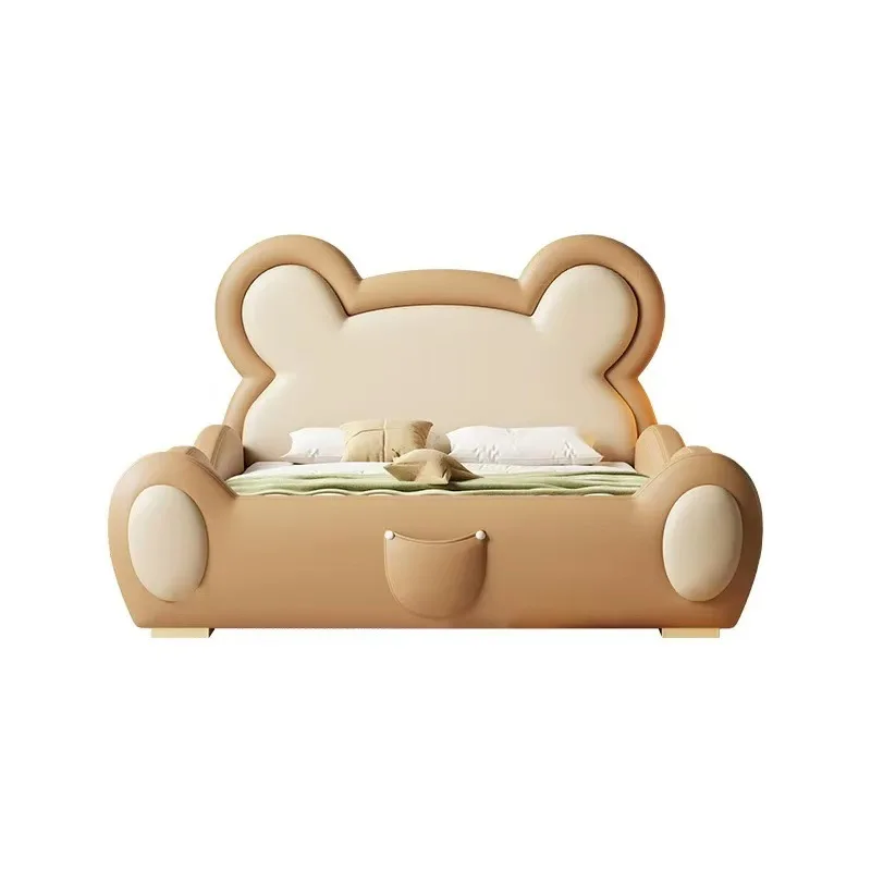 Hot Sales Children Animal Shaped Beds for the Kids New  Bear  Design Bed Boy Lovely Double Kids Bed Bedroom Furniture Set