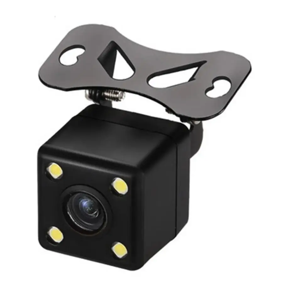 universal super night vision waterproof high quality car rear view camera car backup camera reverse camera with 4 LED lights