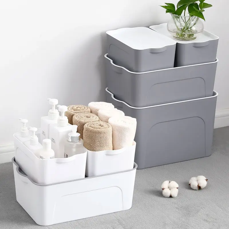 Hot Selling New Design Organizer Child Baby Clothes Plastic Kids Toys Storage Box With Lid