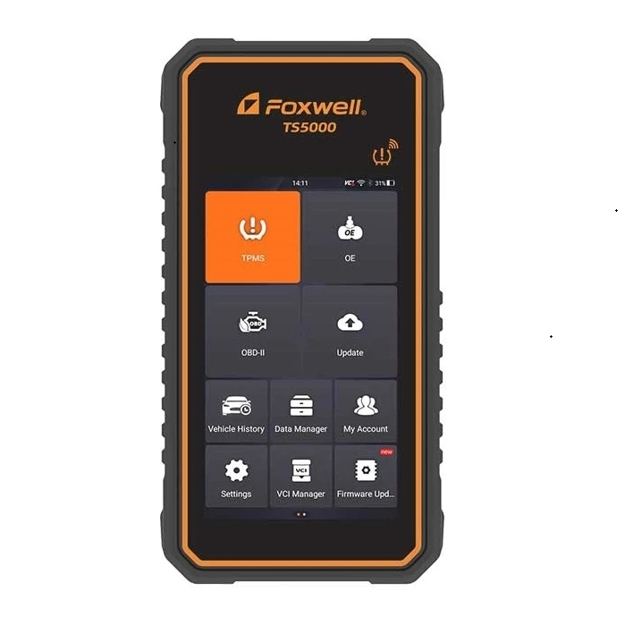 TS5000 TPMS Programming Tool FOXWELL Diagnostic Scanner with functions ABS, BRT, DPF, Injector, Oil Reset TPMS programmer Tools