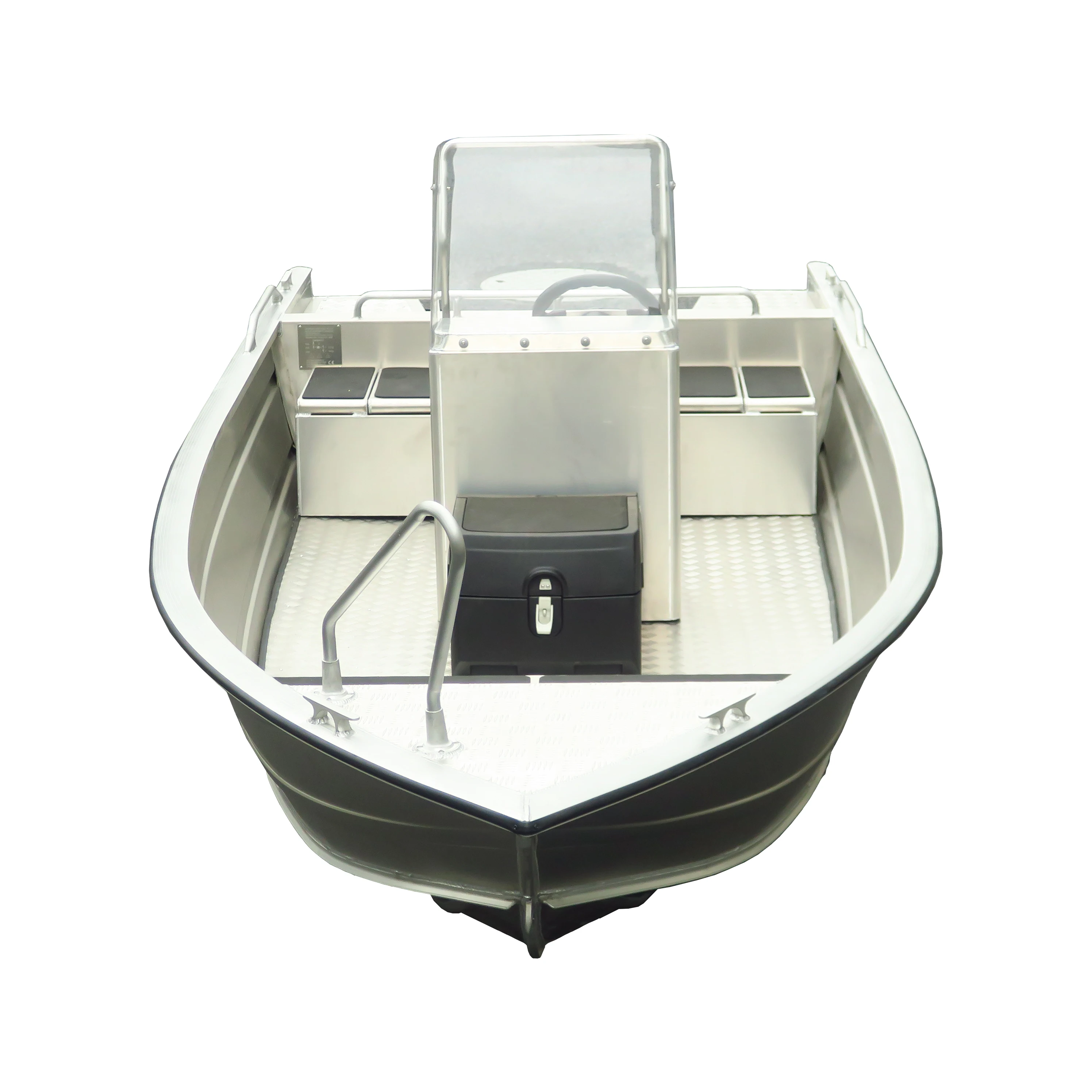 50 Horsepower New Welded Racing Boat Aluminum Center Console Fishing Jon Boat