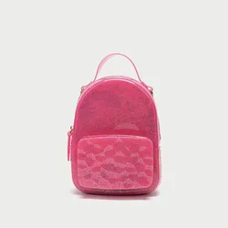 2022 New Fashion Retro Women Bag Solid Silicone Jelly Small Backpack Female Casual  Simple Messenger Bag
