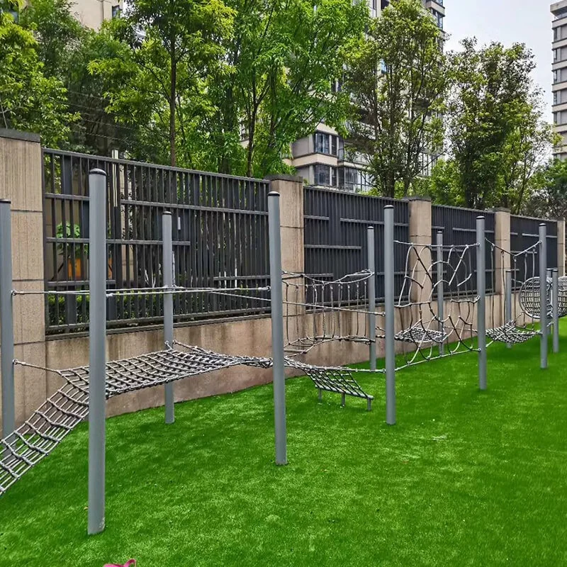 Factory safety kids outdoor playground rope climbing net play games