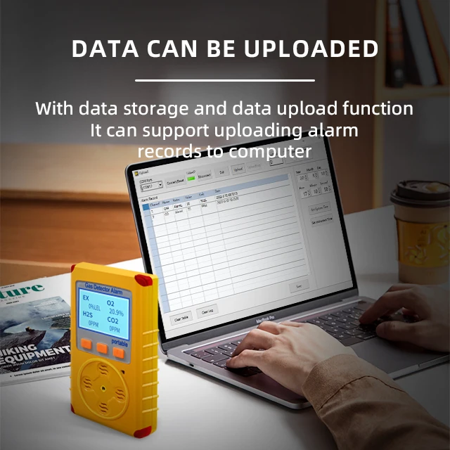Portable 4 in 1 gas detector natural diffusion model kp826