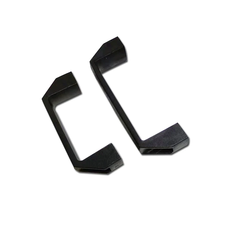 Simple Cabinet Door, Industrial Equipment Handle, Thickened Black Plastic Surface Mounted, Modern Toolbox, Square Handle