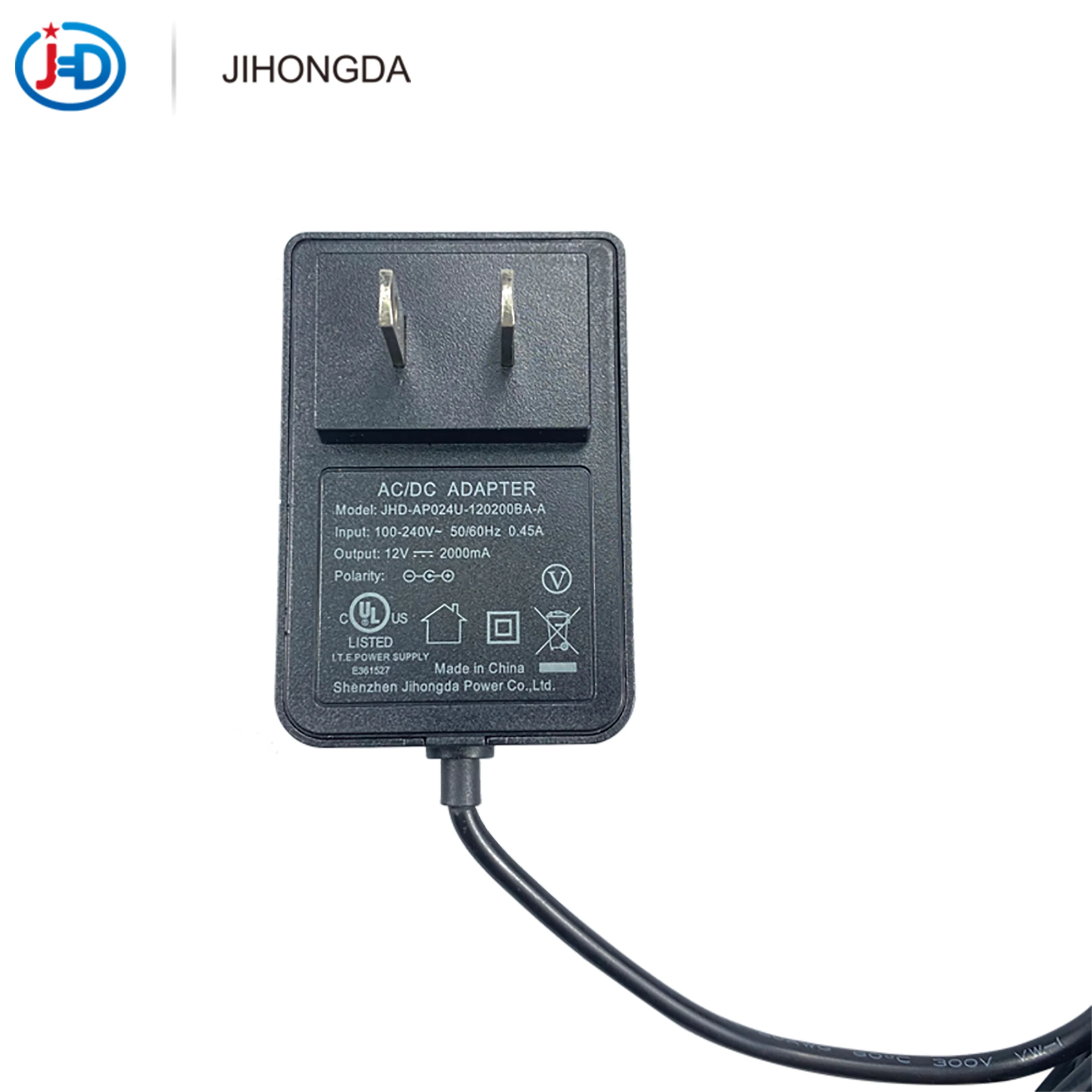Wall Charger  24W P  ac/dc adapter 12v 12a us standard printer router sweeping machine power adapter