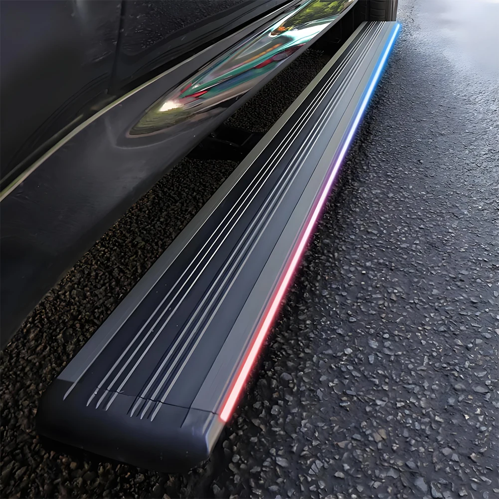 MASSAIT Автоматическая ножная ступенчатая электрическая скользящая педаль боковая ходовая доска 6 кронштейнов JEEP Wrangler 4 двери RUBICON