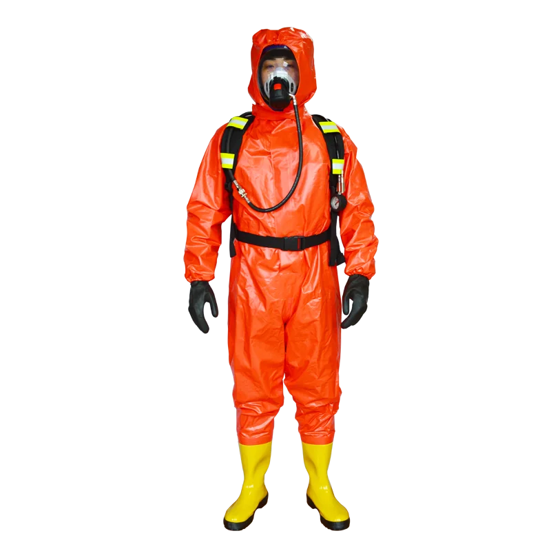PVC Simple Firemen Resistant Garment Flame Resistant Chemical Resistant Suits