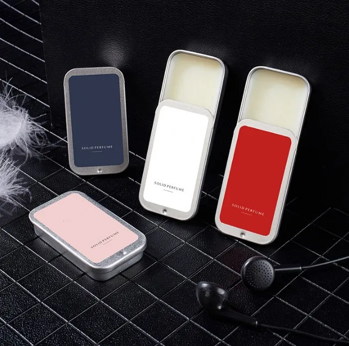 10g factory Portable Deodorant Solid Perfume tin Long Time Lasting Smell  fragrance for body