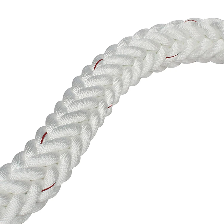 80MM MOORING ROPE 56MM 8/12 STRANDS POLYESTER FOR SHIPPING MOORING MARINE