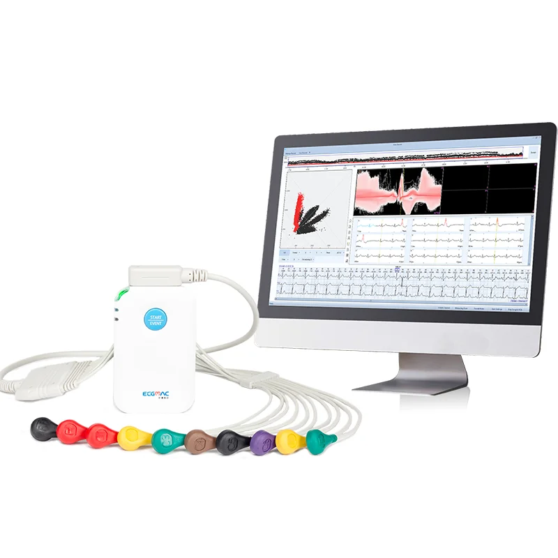 ECGMAC H12C 12 channel 3 channel 24h holter  th12 ecg cable