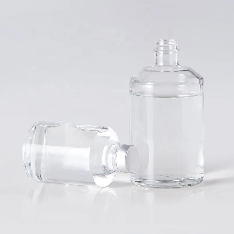 250ml 500ml 1000ml empty fruit juice beverage wine whisky glass bottles with screw top lid