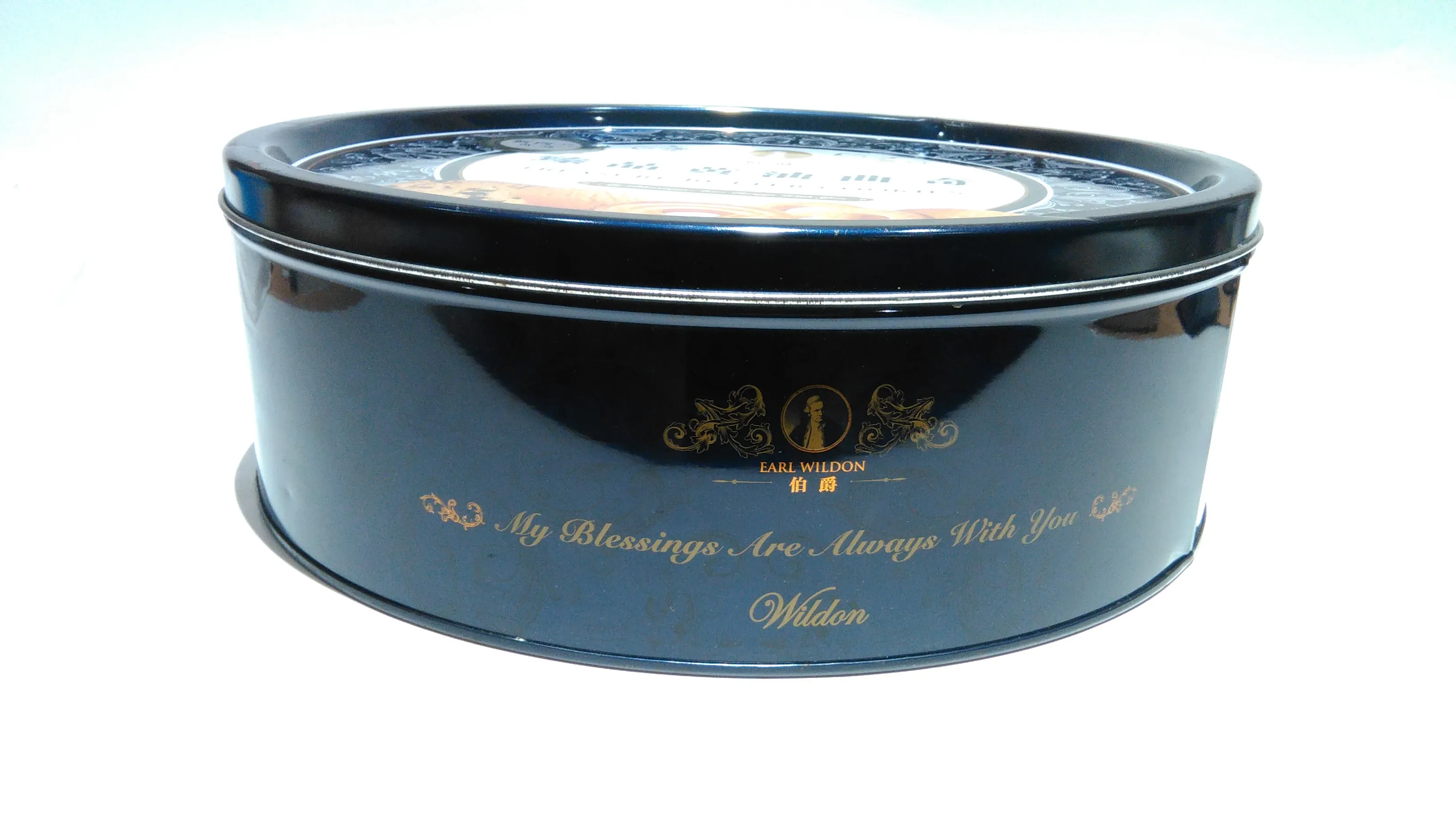 Round  chocolate /biscuits /candy packaging can supplier