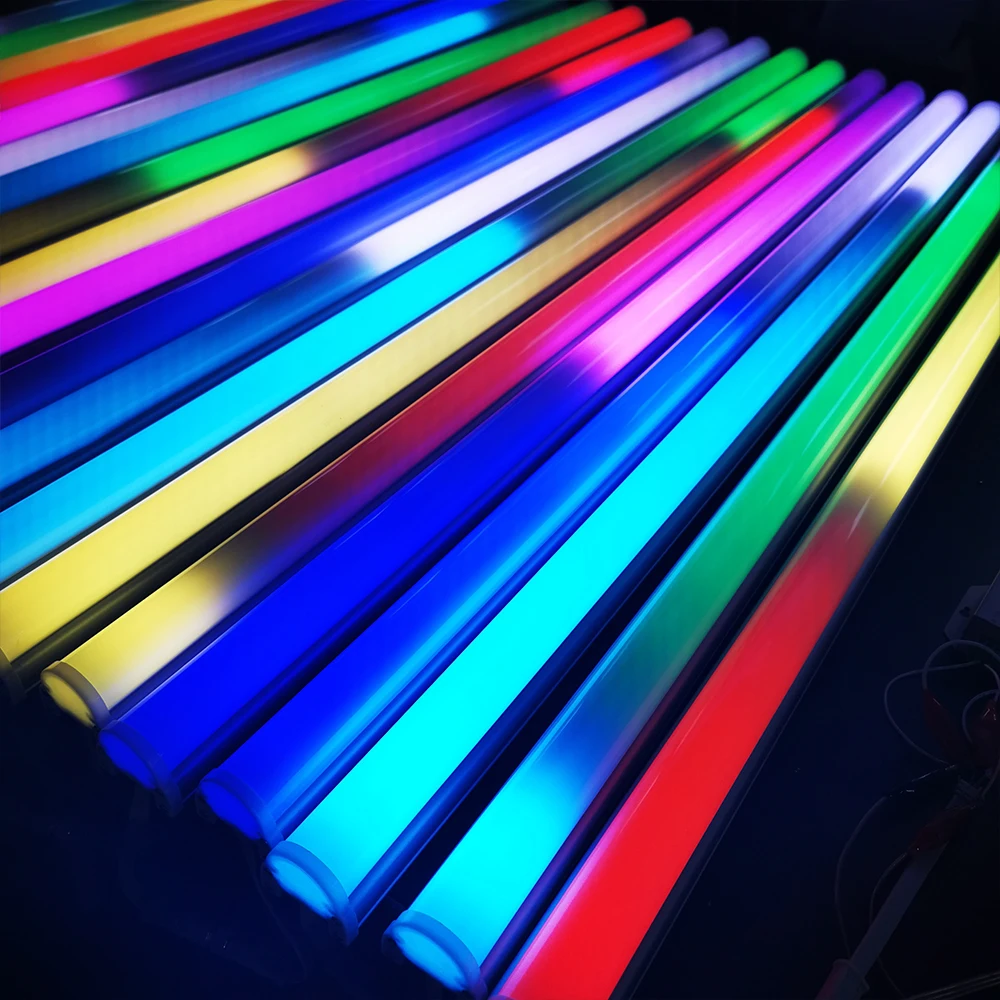 BuILding Landscape Dream Color addressable slim 12W 12V 24V DMX RGBW RGB Tube Led Linear Light Bar