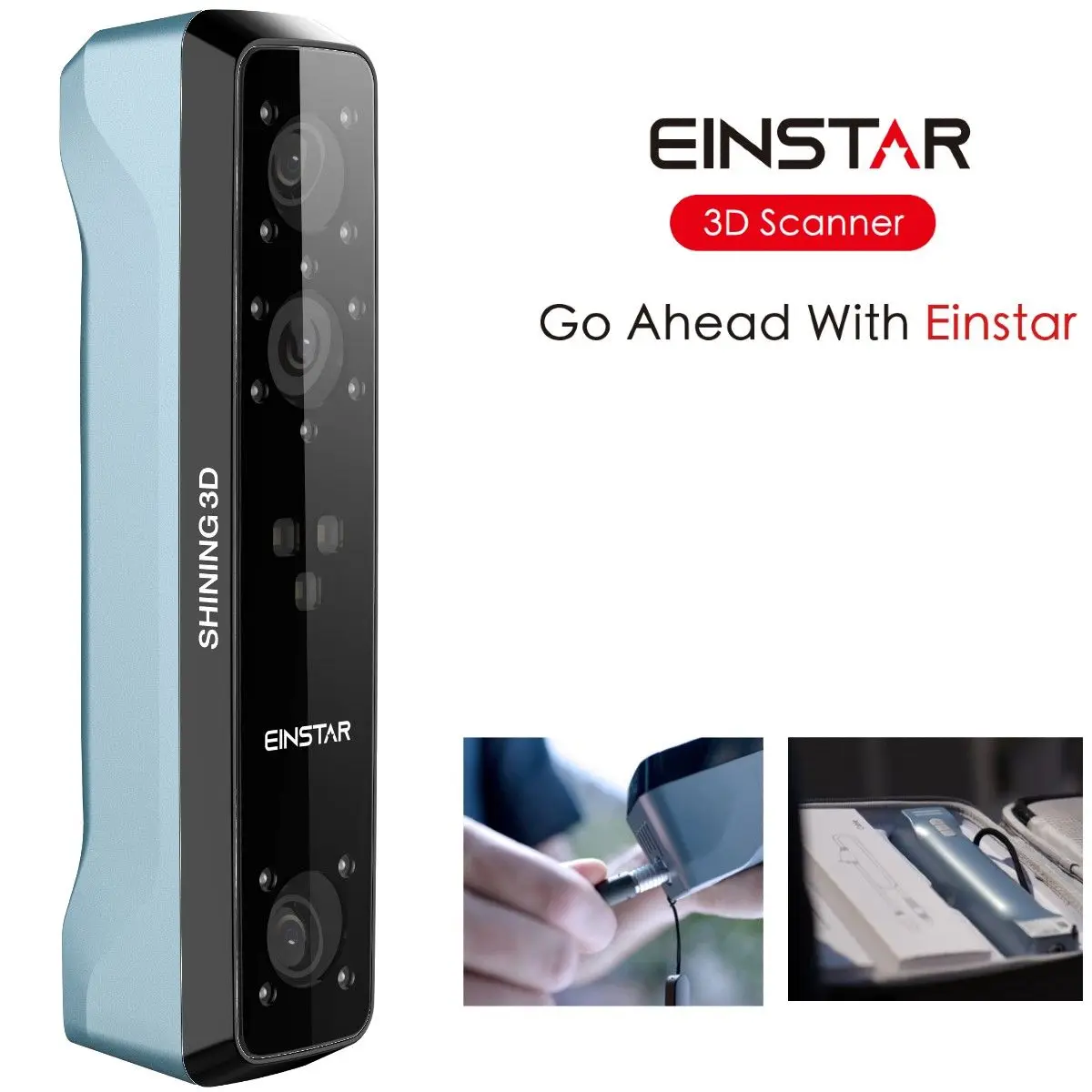 3d Cnc Machine With Scan Scope Einstar Handheld Portable High Accuracy Laser Scanner Fast Scanning Blu-Ray Scanners 3d Scanner
