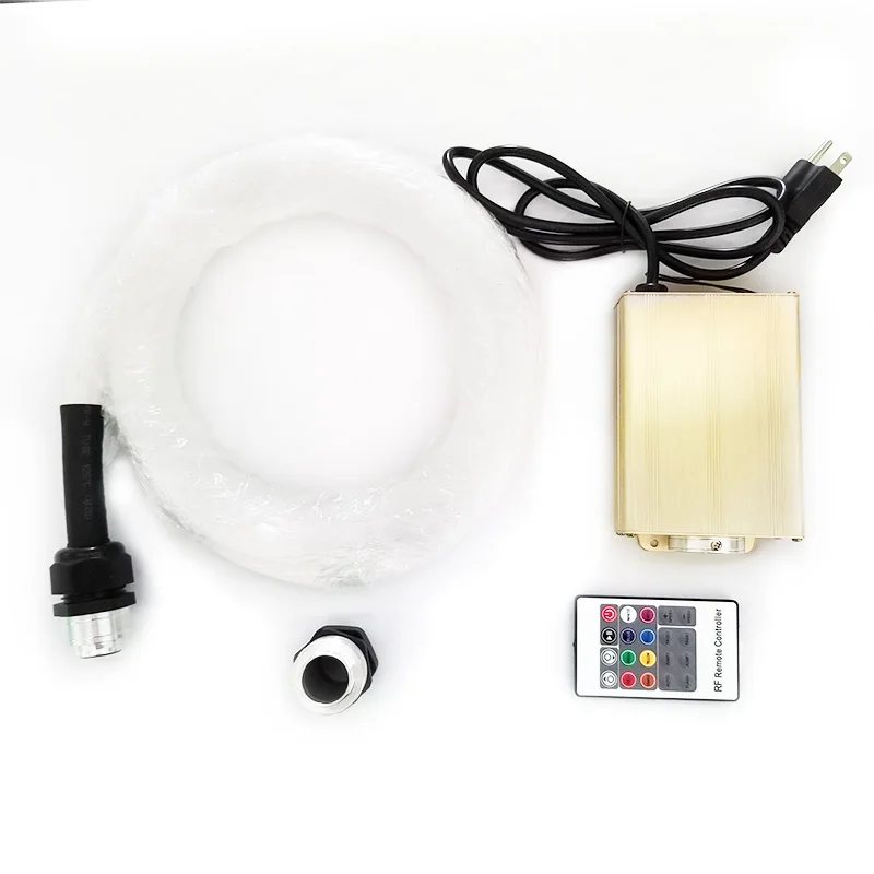 Fibre Optic Star Celling Kit with 60W LED Colour-Changing Light Engine and 0.75mm End Glow Fiber Optic