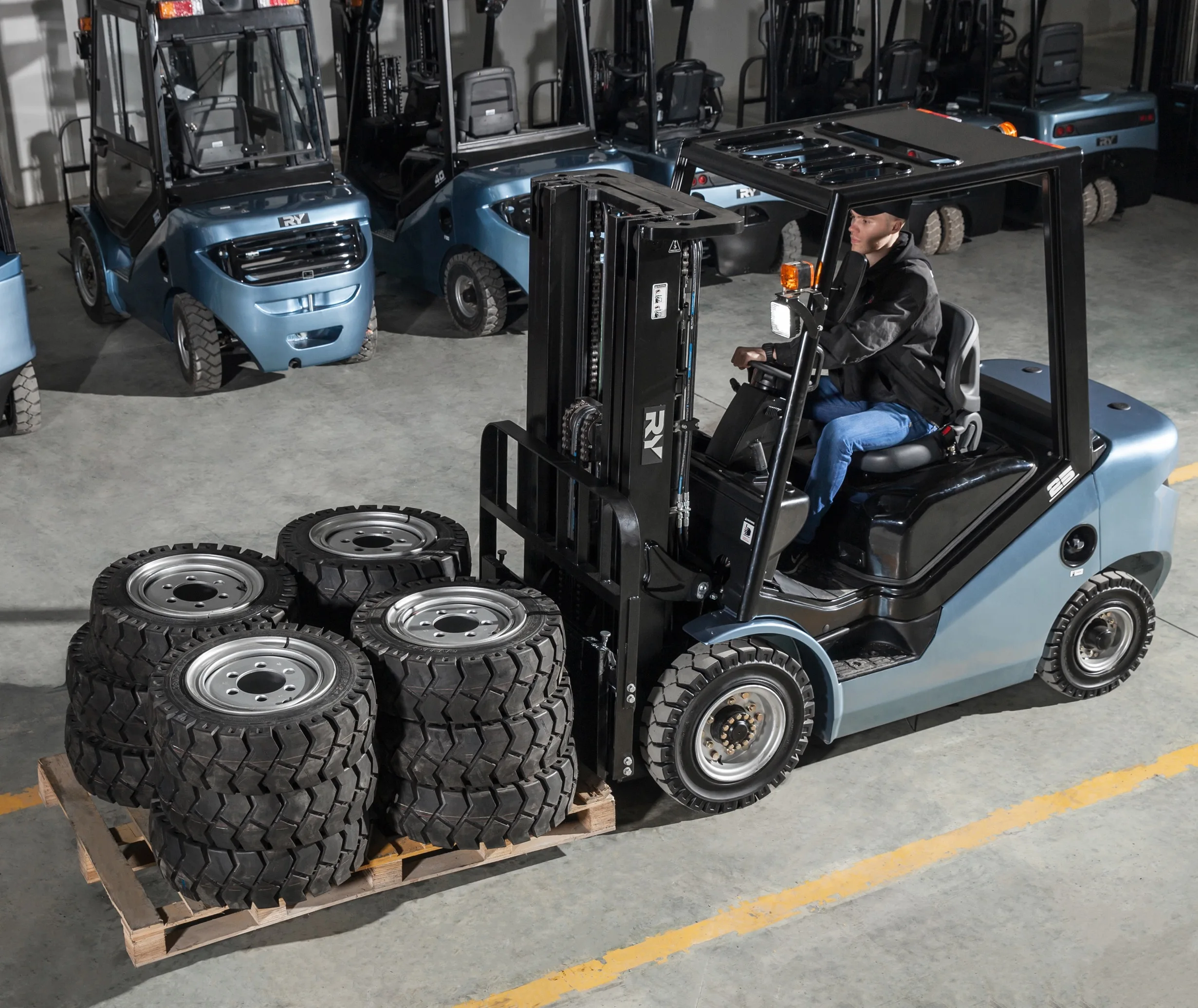 Royal Ce Certificated 2.5ton 3ton 3.5ton 4ton 5ton Lpg Gasoline Diesel Forklift Fork Lift Truck With Japanese Engine