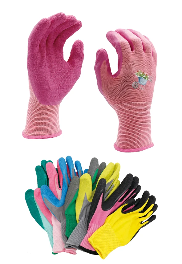 Industrial Safety Rubber Work Gloves Hand Protective Gloves For Construction