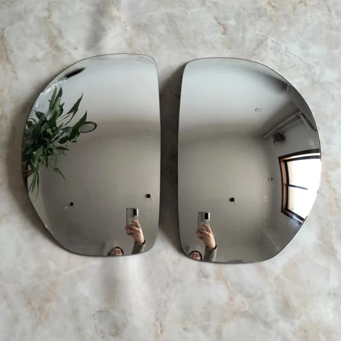 Auto Parts Motorcycle Rearview Mirrors Wide-angled Aluminum Coated Convex Mirror Size 203x305mm 305x407mm