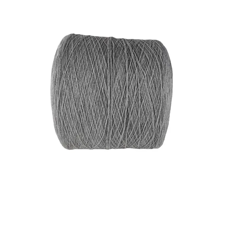 Manufacturer Supplier China Cheap 16s/2 Bulking  60 %Cotton  40^% Acrylic Color Spinning Gray Wool Yarn Acrylic Line Wool Yarn
