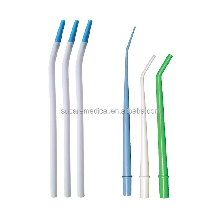 Dental Clinic Supplies Disposable Bent Tube Surgical Aspirator Tips