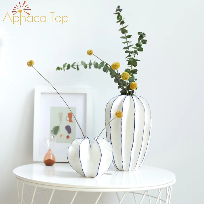 
Fashion design ceramic vase set High-grade decorative ceramic vase 