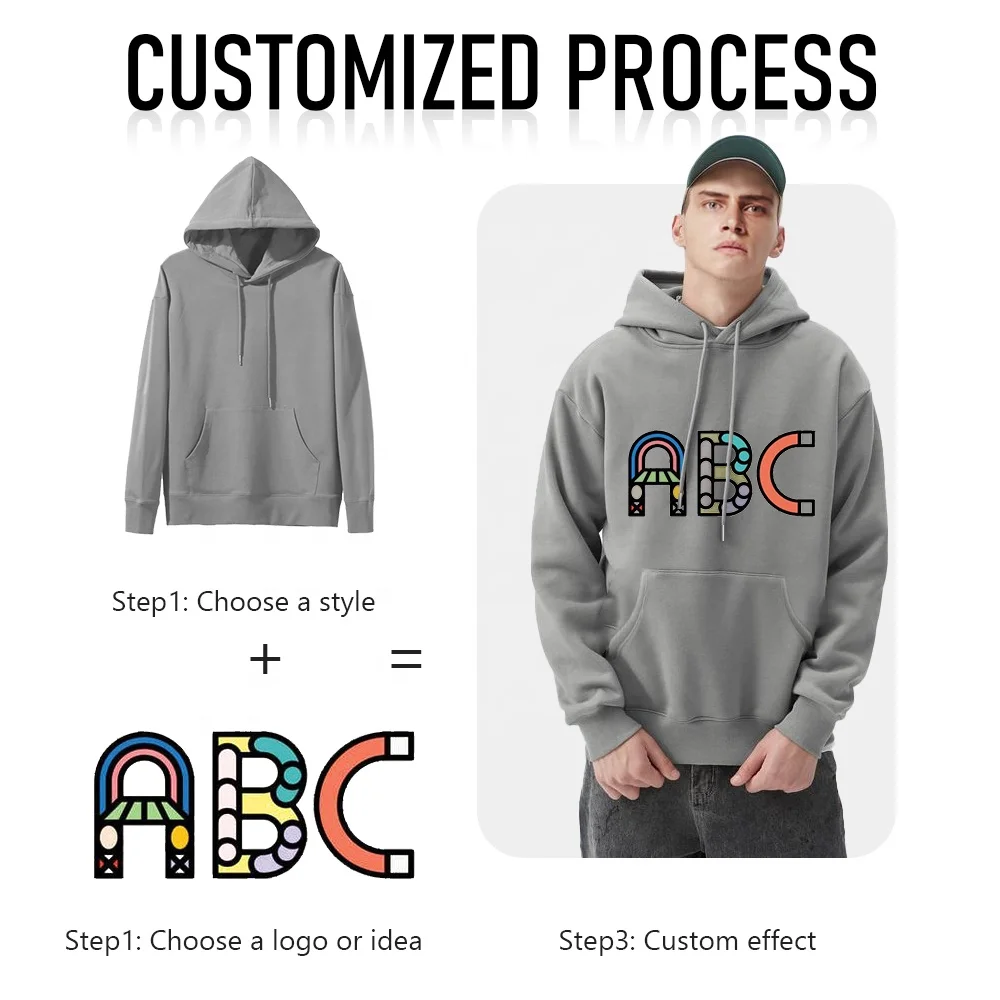 Custom Blank Print Fleece Oversized Vintage Wash Safety Thick Hoodie for Women