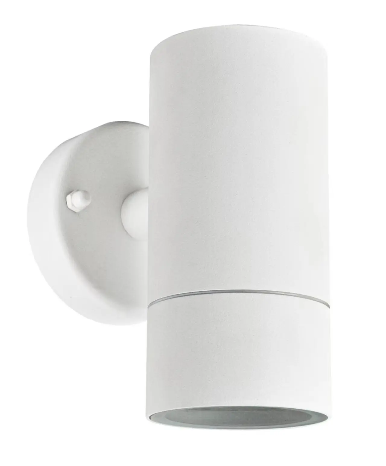 Mini 60mm diameter Stainless Steel pipe tube lamp with glass diffuser Black Silver Gold White GU10 2*35W for decorate the Garden