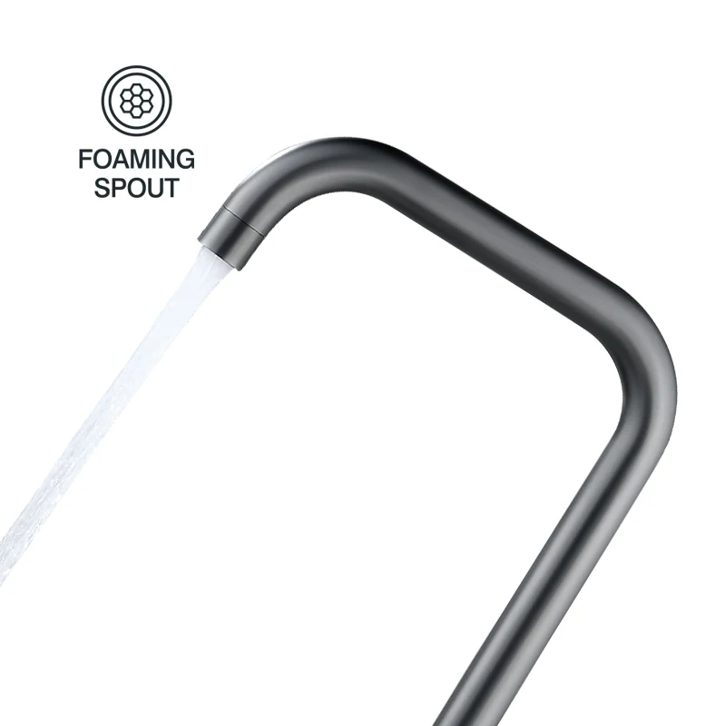 Single Handle Pull-out 1 Hole Lead Free Chrome Kitchen Sink Faucet with Sprayer