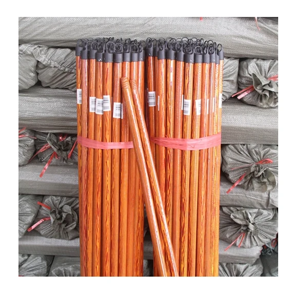 Quality and Durability Combined Wholesale PVC Coated Wooden Handle Mop Sticks Broom Handle