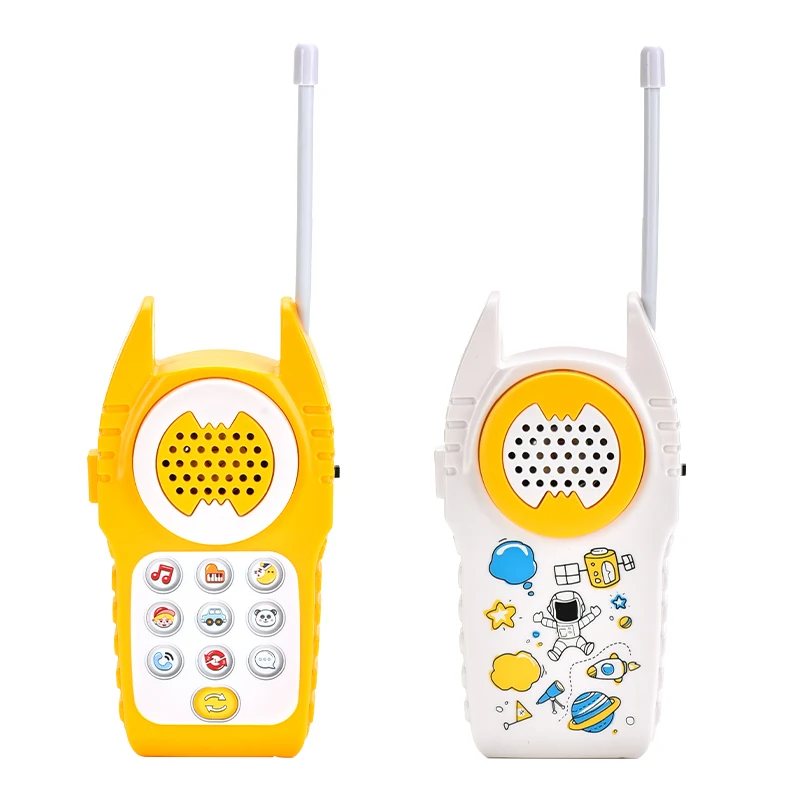 Hot selling Outdoor Educational Interphone Plastic Microphone Wireless Handheld Toy For Kids Parent-Child Walkie Talkie