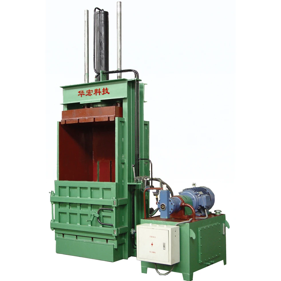 automatic hydraulic can/waste newspaper carton packer/automatic horizontal plastic baler baling machine