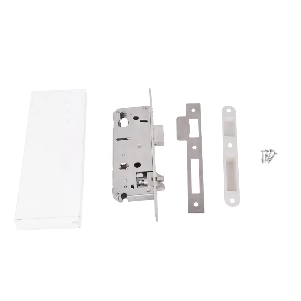 45 mm euro lock body door electric handle up deadlock glass door lock bodi