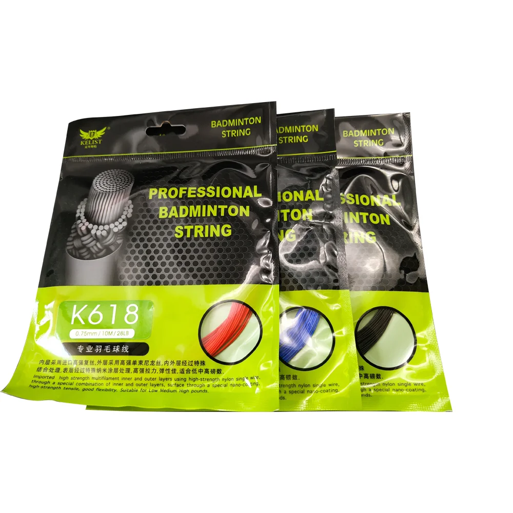 Professional Badminton Accessories 0.75mm Durable Badminton String Badminton Racket String