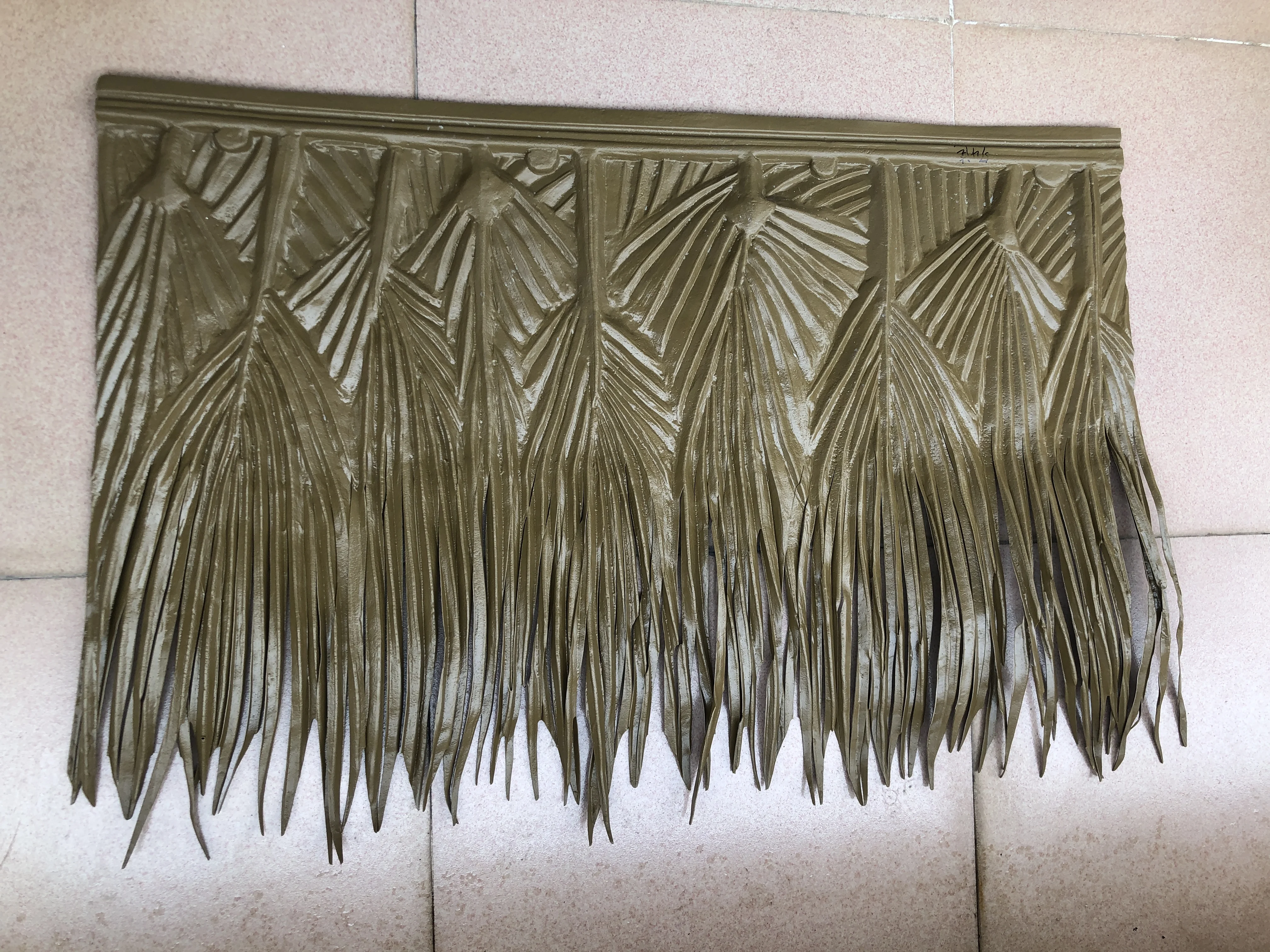 Mexican flame retardant fire retardant synthetic nanoresin palm thatch