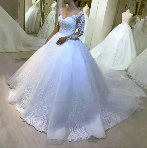 Новинка оптовая продажа кружевное свадебное платье принцессы халат de marage vestido noiva elegante boda civil