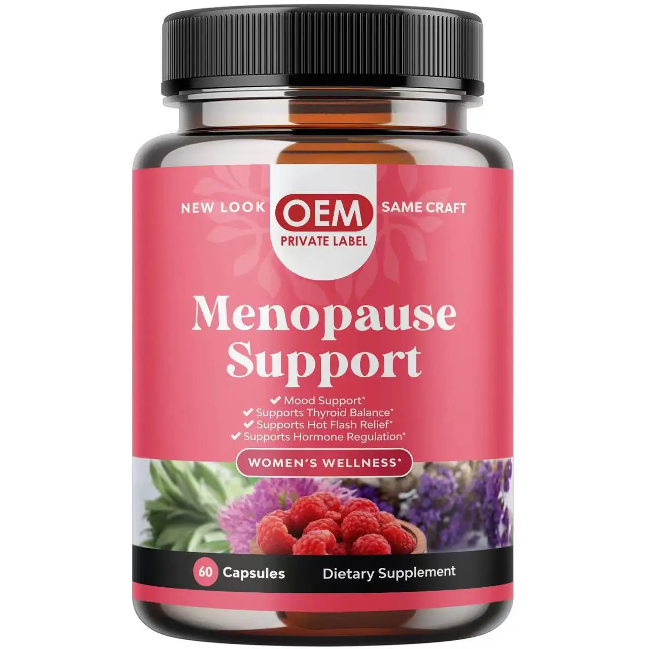 Private label female estrogen supplement menopause PMS Hormonal Balance female libido for Women