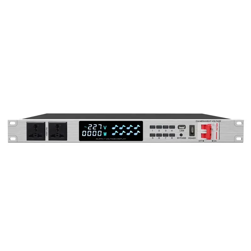 Voxfull HL-388 Professional stage 8 way power sequencer Network Socket Electrical Equipment Power Distribution Unit Rack