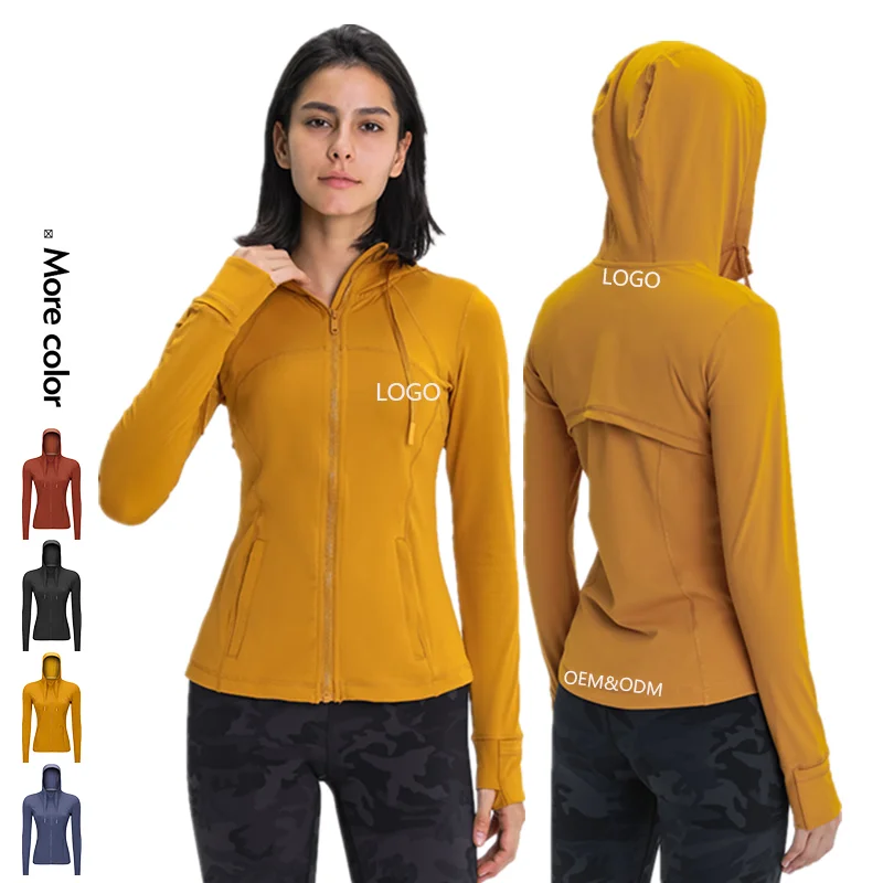 Xsunwing Customized Womens Yoga Top Autumn New Soft Fitness Clothes Sports Running Training Jacket Coat For Women outdoor jacket