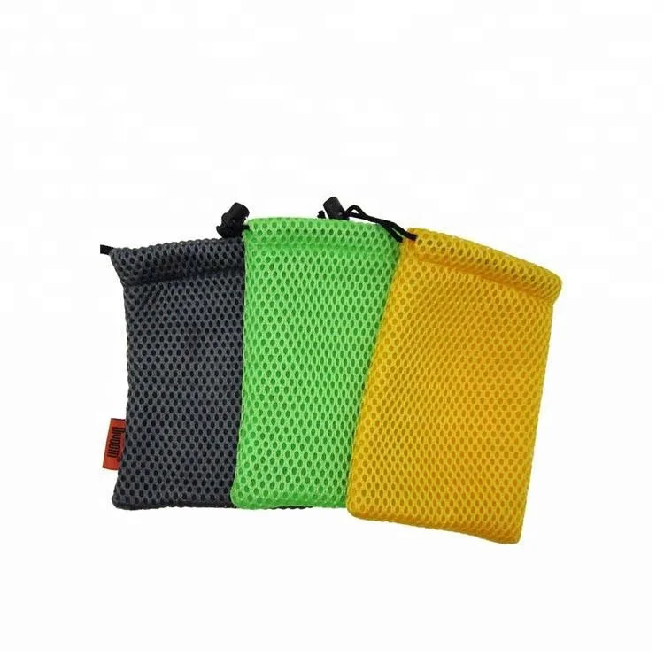 Hot Selling Custom Drawstring Saver Bag Mesh Soap Pouch