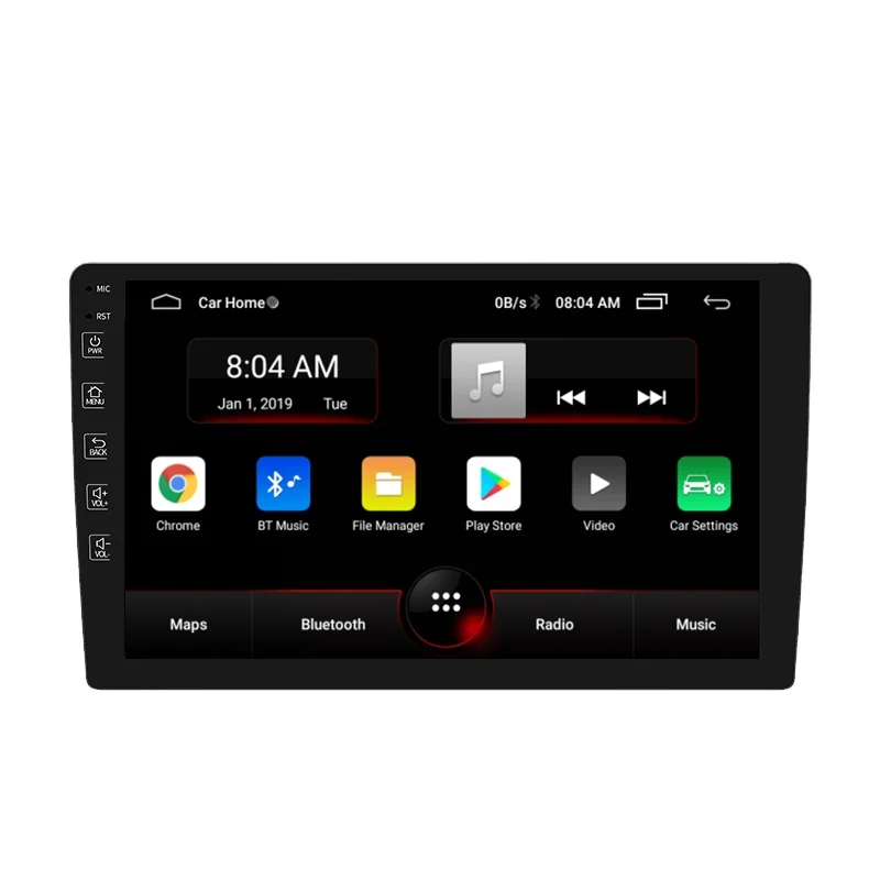  9 дюймов 10 Большой сенсорный экран Android Авто Радио Dvd плеер с GPS Wi-Fi опорная