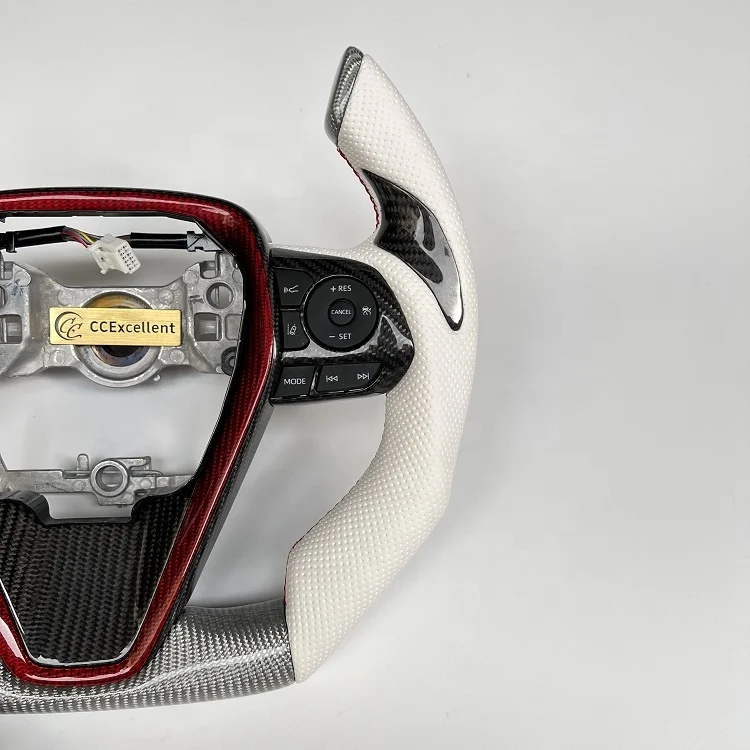 High quality Custom Real Carbon Fiber Steering Wheel for Toyota Camry 2018-2019 CCexcellent