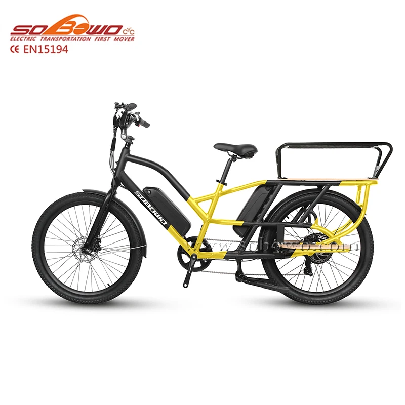 Best Price electric cargo long tail bike 48v bafang fat tire electric cargo bike 500w family fat tire long tail cargo ebike