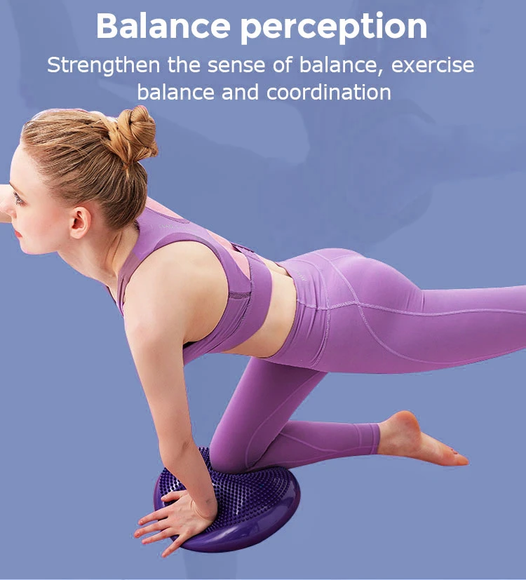 Bodybuilding Equipment Durable Foot Massage Ball Pad Indoor Gym Yoga Inflatable Balance Disc Board